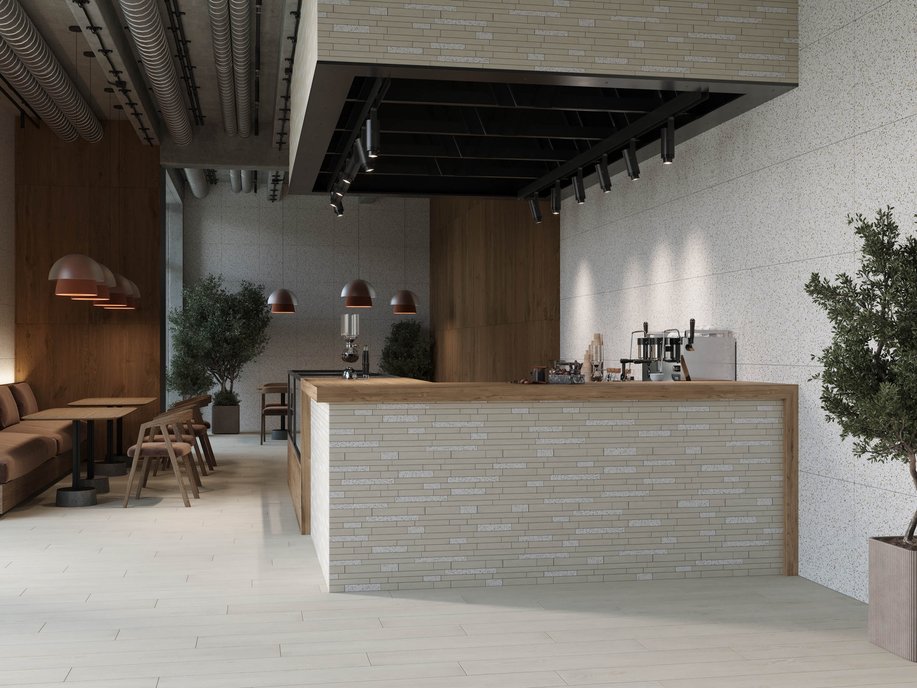 Керамический гранит Estima Kraft Wood Nordic KW00 структурированный 19,4x120x9