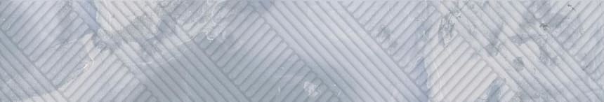 Керамический бордюр Lasselsberger Ceramics Ниагара 7303-0003 5x30 светло-синий