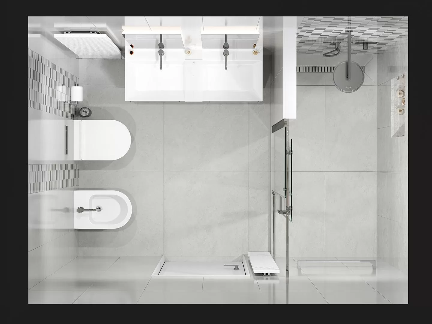 Керамический гранит Kerama Marazzi Монте Тиберио серый матовый обрезной 80x160