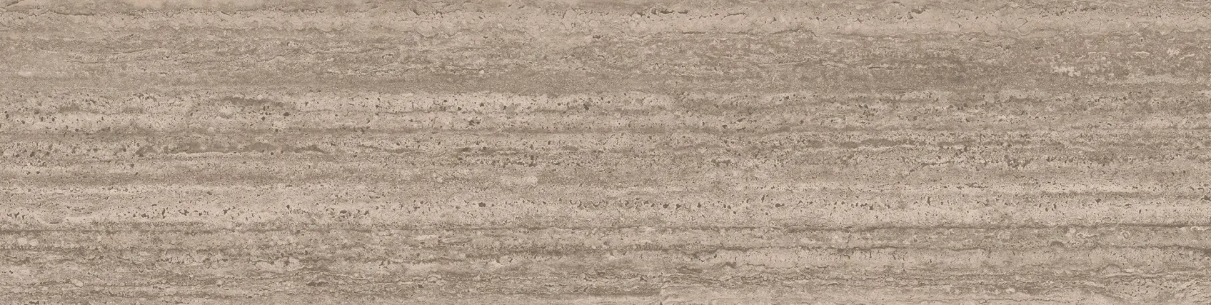 Керамическая ступень Kerama Marazzi Про Травертин фронтальная клееная бежевая темная матовая обрезная 33x119,5x0,9
