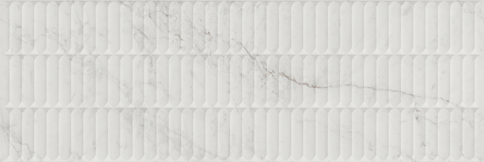 Керамическая плитка Kerama Marazzi Тубкаль белая глянцевая структура обрезная 30x89.5x1.05