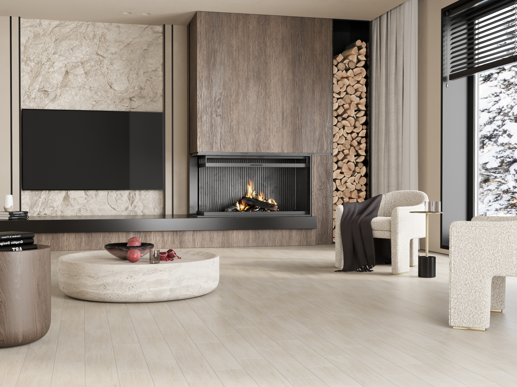 Керамический гранит Gracia Cramica Nordland beige PG 01 125x500