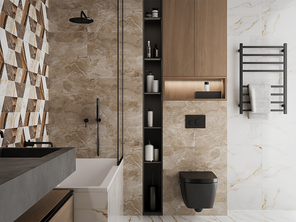 Керамическая плитка Gracia Сeramica Joy beige wall 03