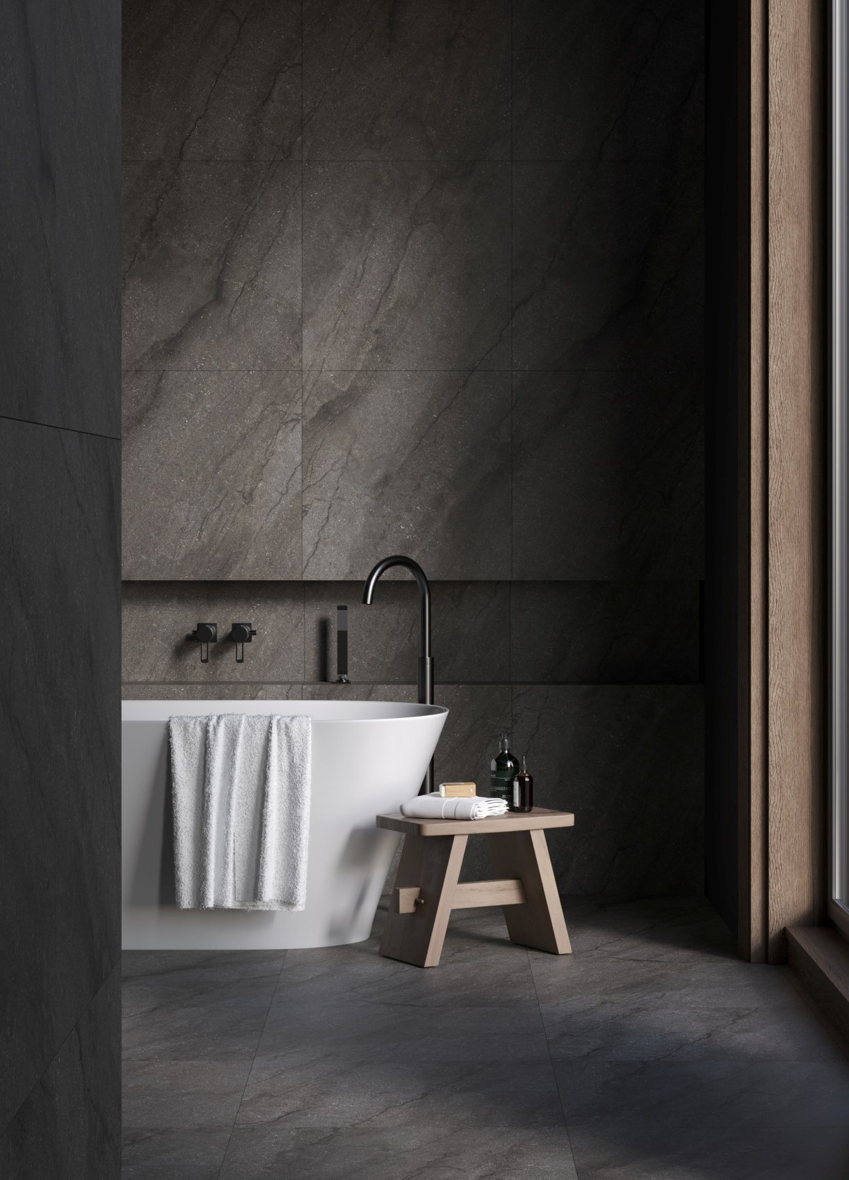 Керамический гранит Kerranova Берег светло-серый K-2404/MR матовый 60х60