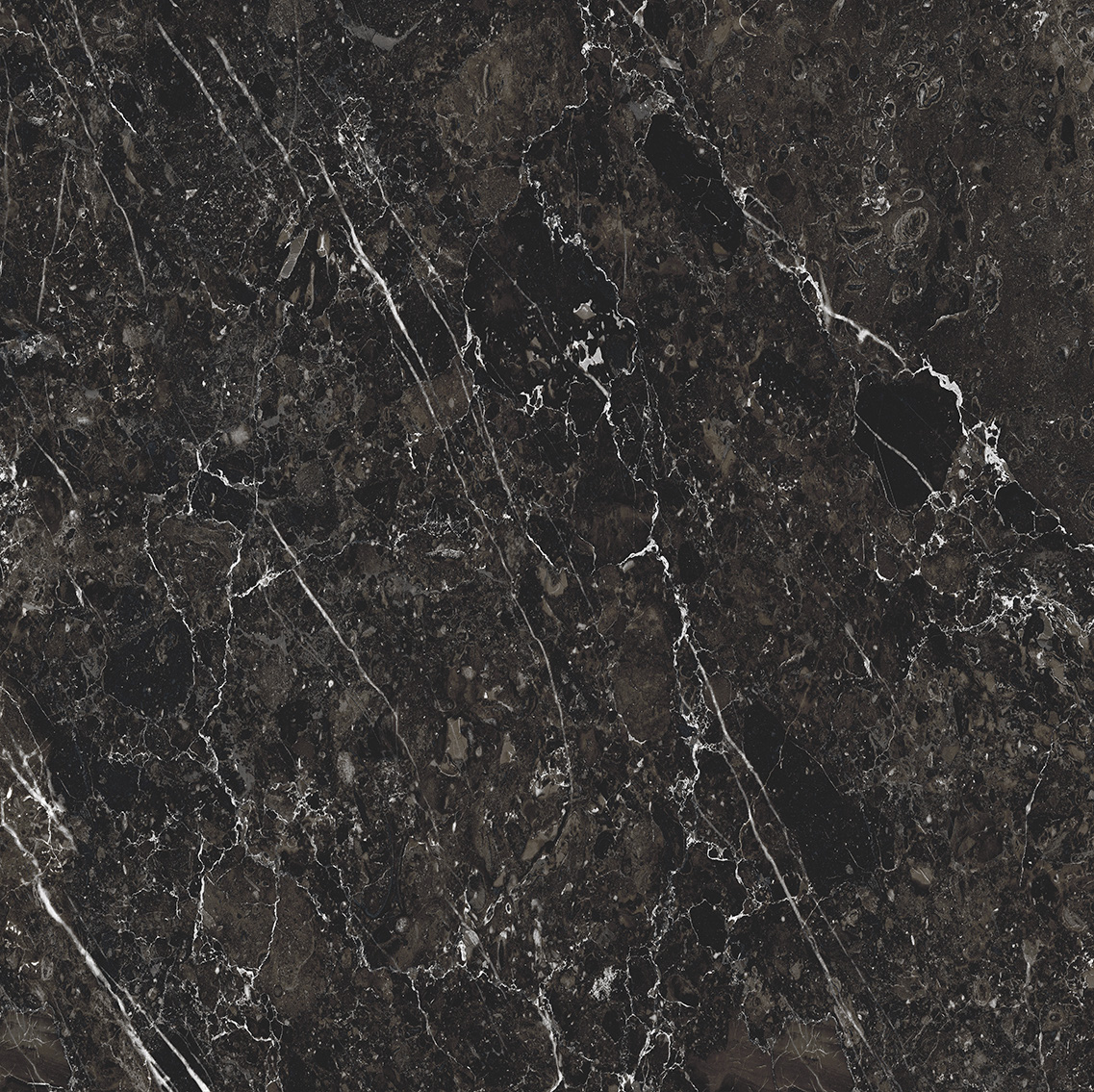 Керамический гранит Kerama Marazzi черный матовый обрезной 60x60x0,9