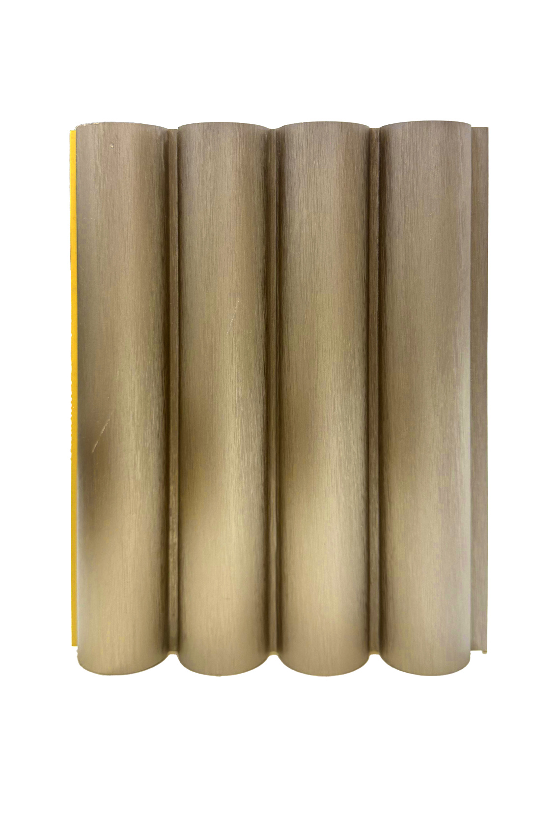 Бамбуковая панель Bonaparte рифленая Tube old metal 2800*183*24 (1шт=0,5124 кв.м.)