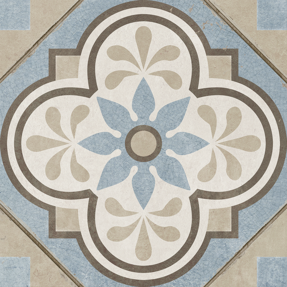 Керамический гранит Cersanit Daisy пэчворк многоцветный рельеф А16067 29,8х29,8