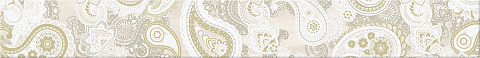 Керамический бордюр Azori Pandora Crema Orient 63,0x7,5