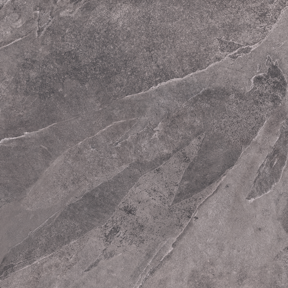 Керамический гранит Cersanit Coastline темно-серый ректификат рельеф 59,8x59,8 A17894