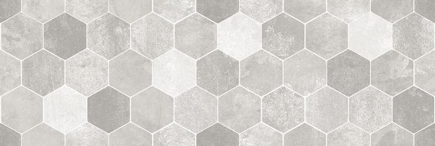 Керамическая плитка Lasselsberger Ceramics Гексацемент 1064-0294 декор 20х60 серый
