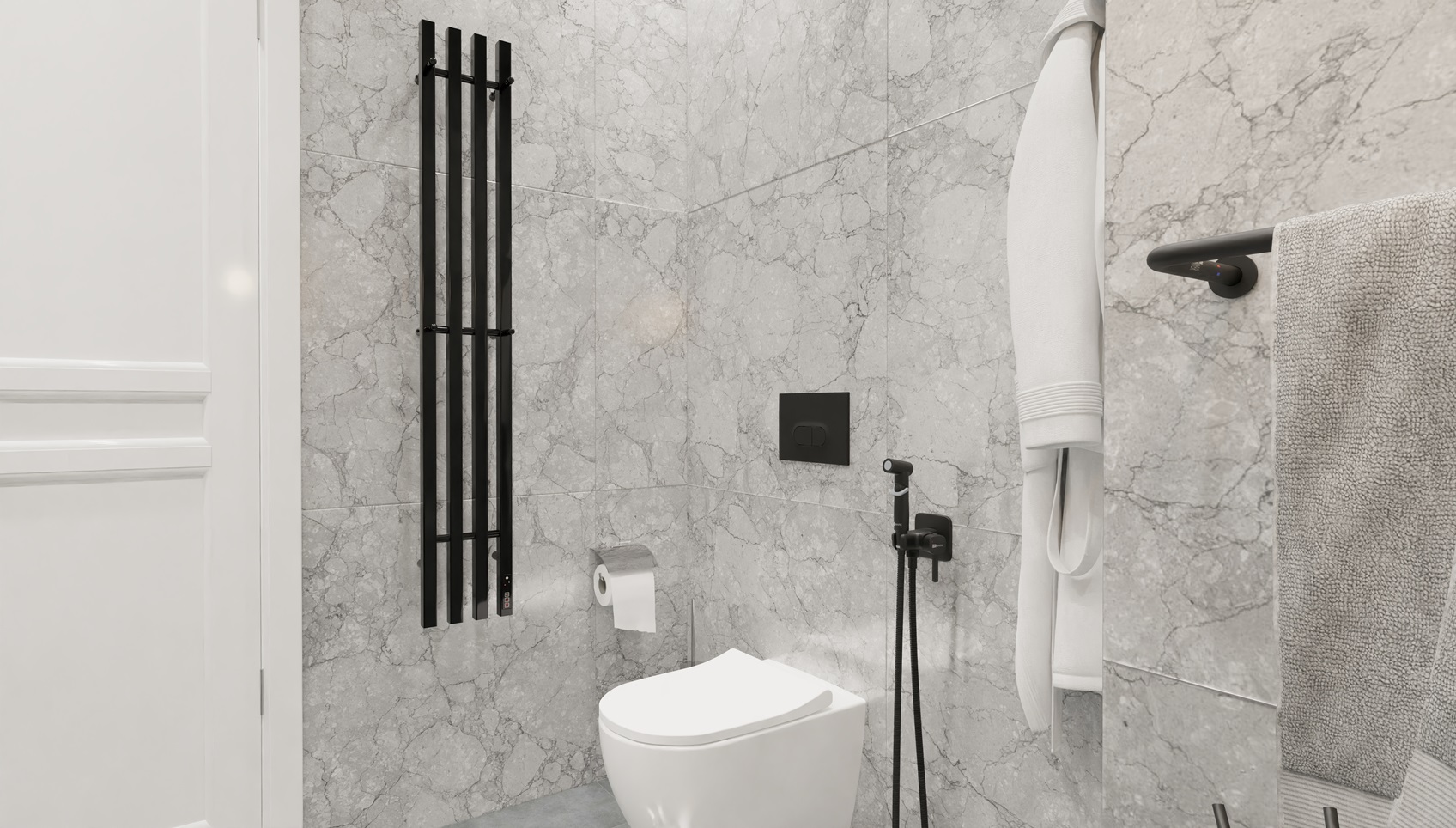 Душевая в стиле лофт (6,05 кв.м)