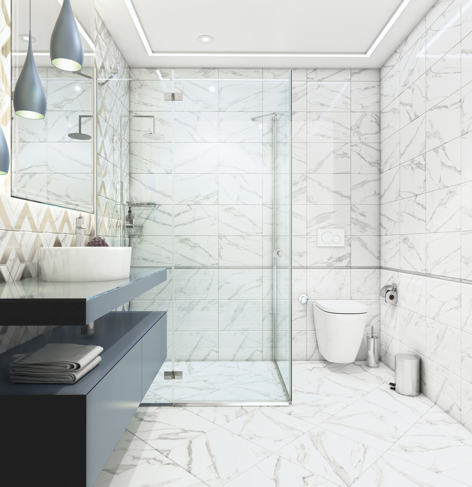 Керамическая плитка Axima Виченца светлая 28x40