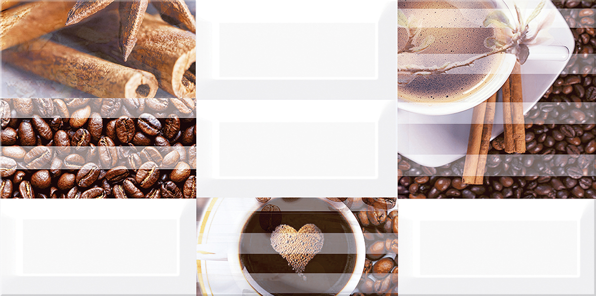 Керамический декор Azori Вог Мокко 20,1x40,5