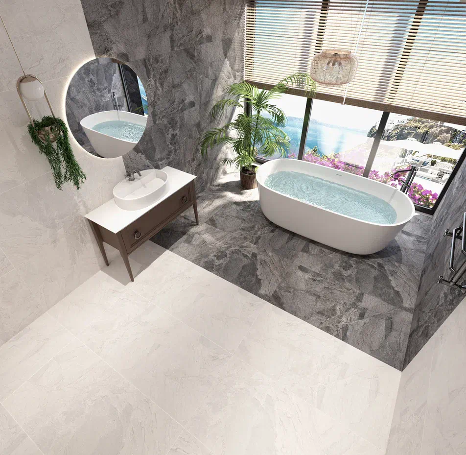 Керамический гранит Usak Seramik Bodrum Dark Matt 60x120