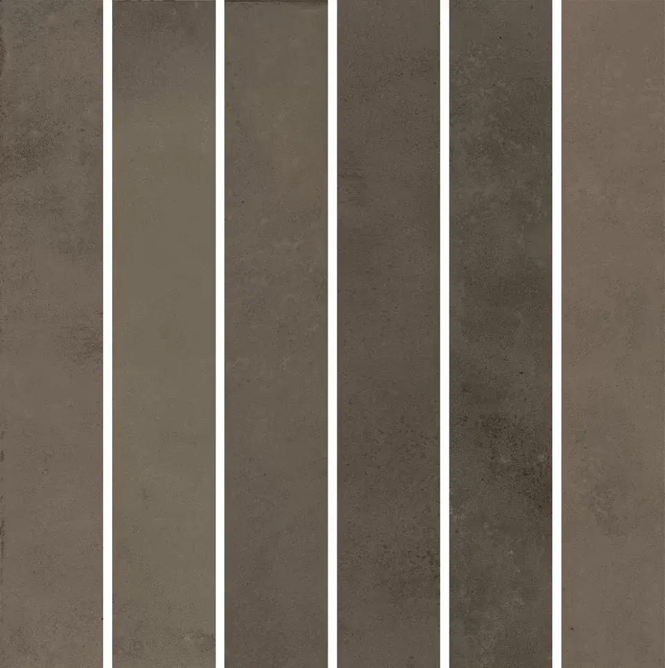 Керамический декор Kerama Marazzi Фес мозаичный коричневый глянцевый 15x15