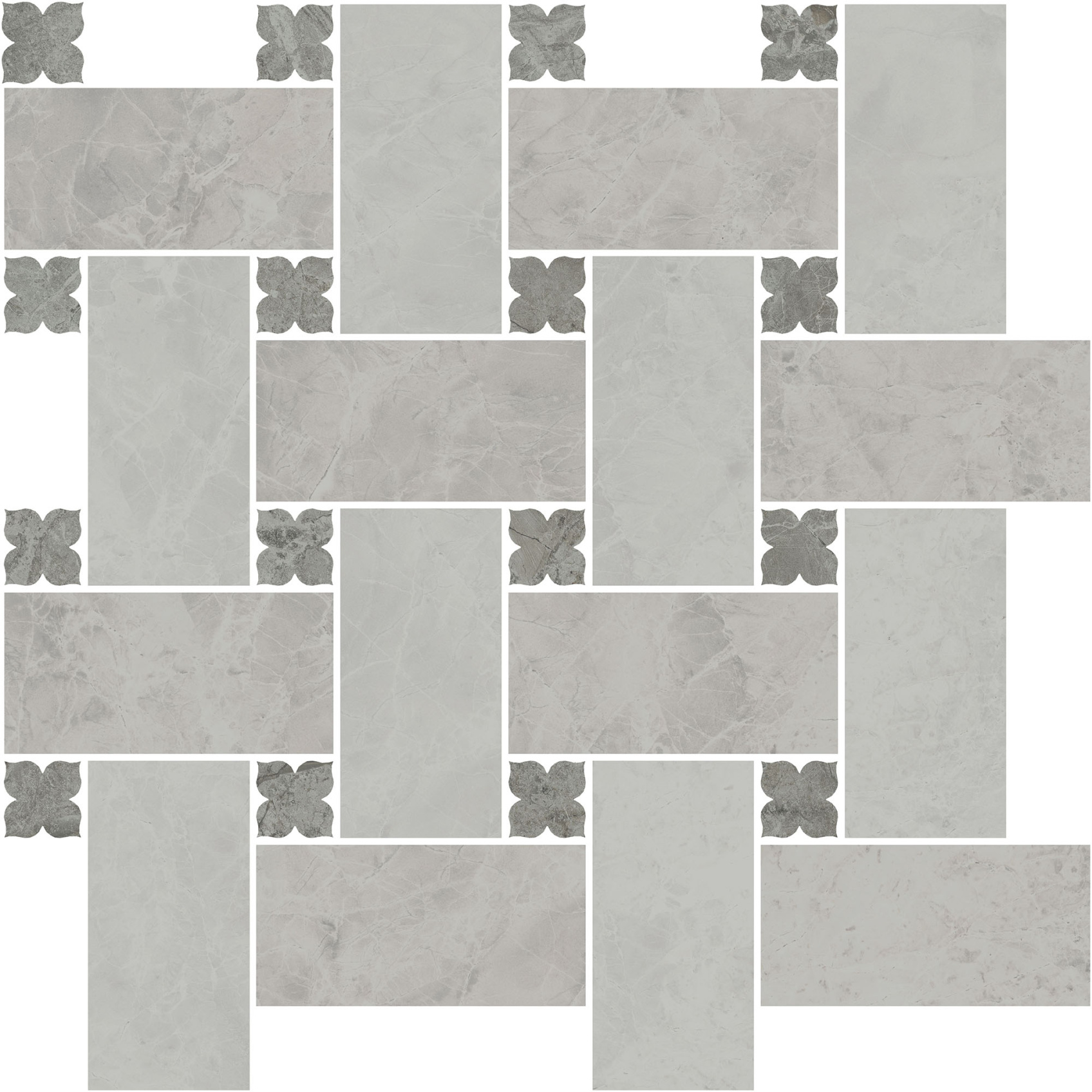 Керамический декор Kerama Marazzi Риальто 1 наборный матовый 43.5x43.5 в Уфе — купить с доставкой | Nova