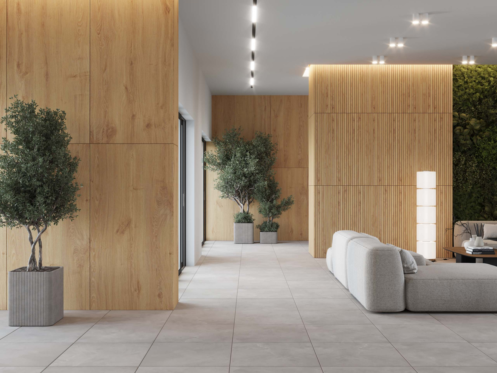 Керамический гранит Estima Graffito Light Grey GF01 неполированный 60x60