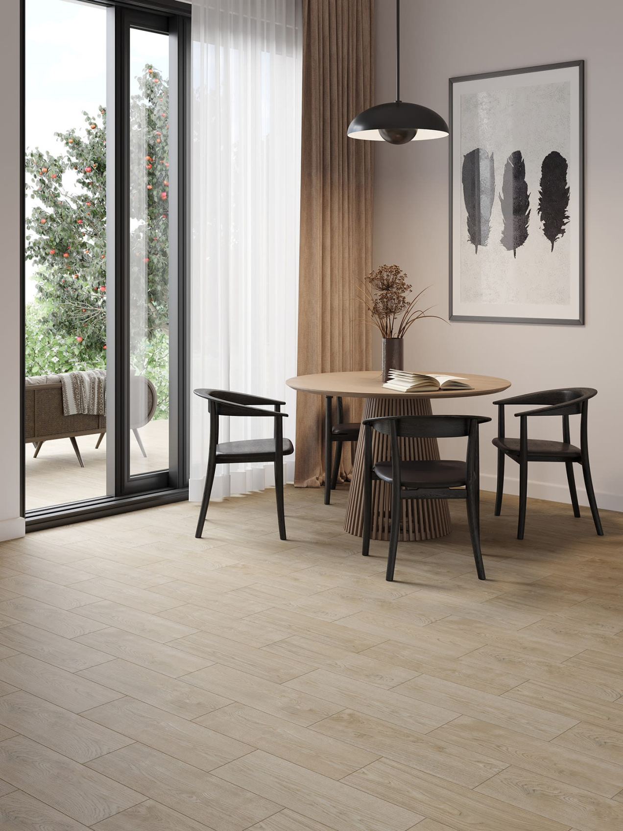 Керамический гранит Lasselsberger Ceramics Джордано 6264-0117 20х60 светло-бежевый