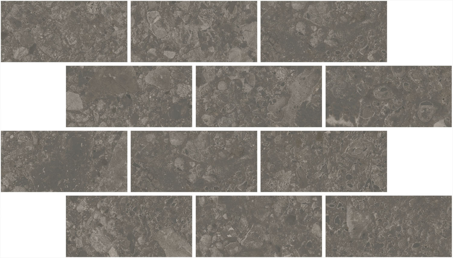 Керамическая мозаика Kerama Marazzi Чеппо ди Гре коричневая матовая обрезная 34,6x20 в Уфе — купить с доставкой | Nova