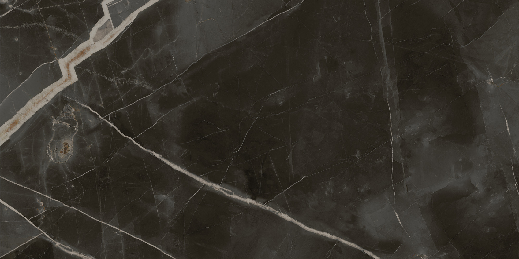 Керамический гранит Italon Стелларис Абсолют Блэк Шлифованный 60x120