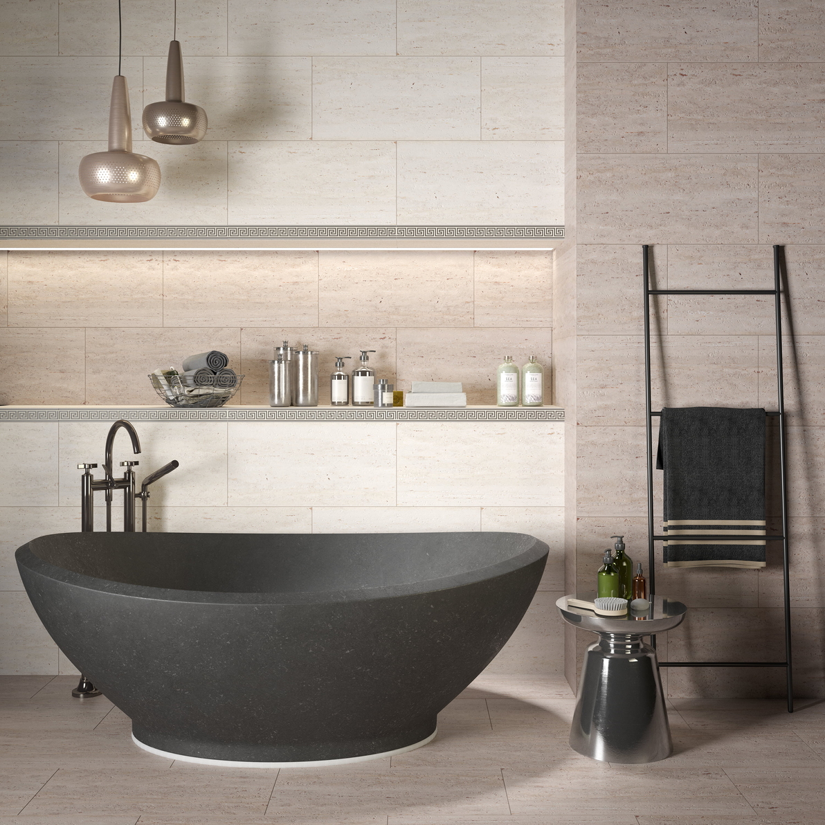 Керамический гранит Coliseum бежевый CO4L012D