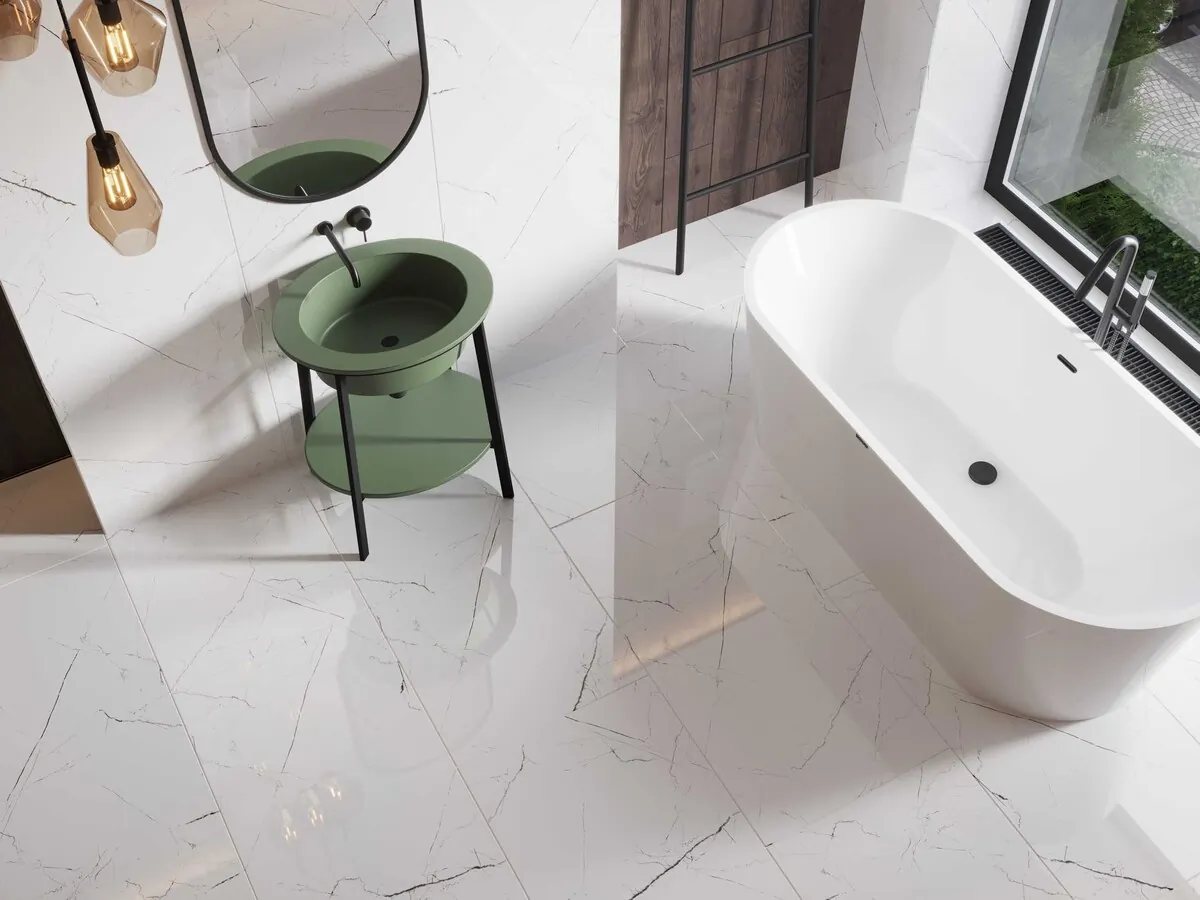 Керамический гранит Estima Marble Onlygres MOG101 White полированный 60х120