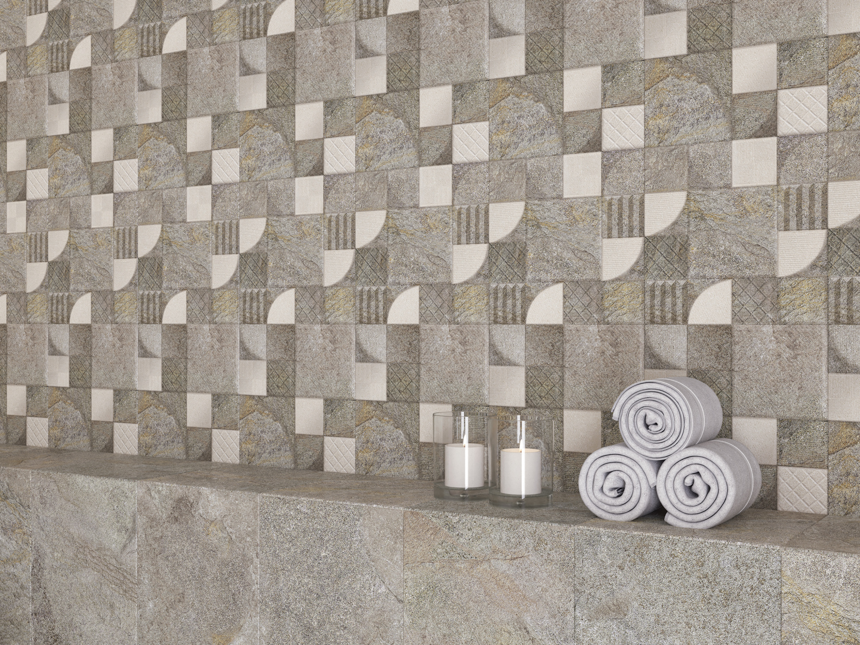 Керамическая плитка Azori Quarzit Struttura 315x630