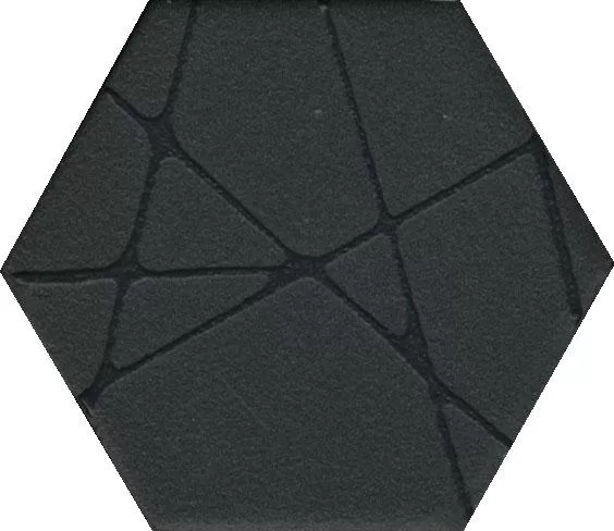 Керамический декор Kerama Marazzi Агуста OS/B241/63001 черный натуральный 6x5,2