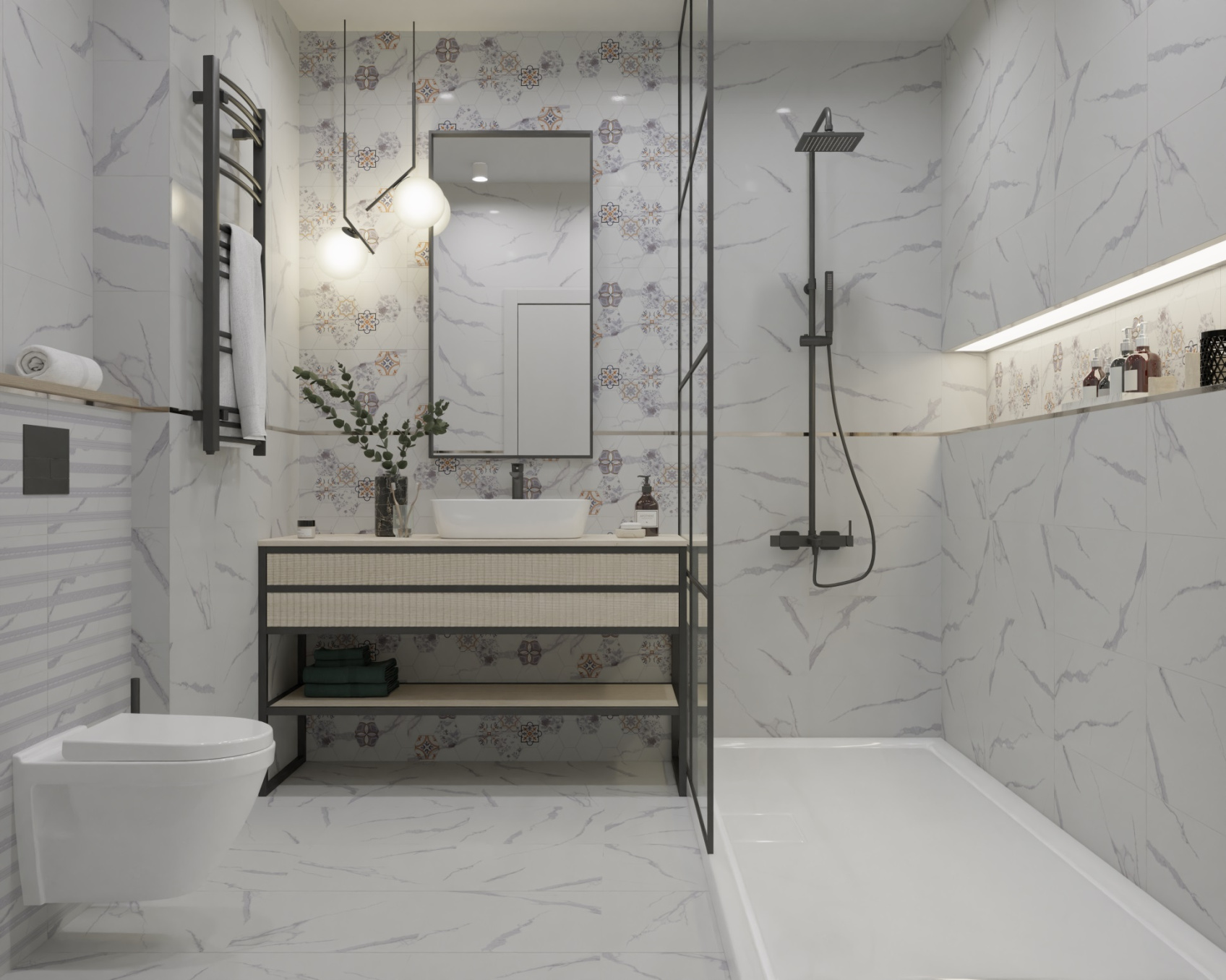 Керамическая плитка Киана TP3670A белый