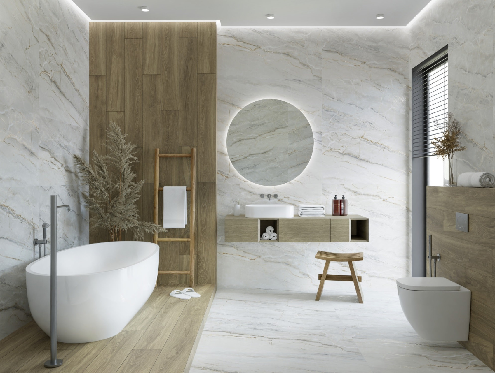 Керамический гранит Primavera Branch Taupe 20х120 WD106