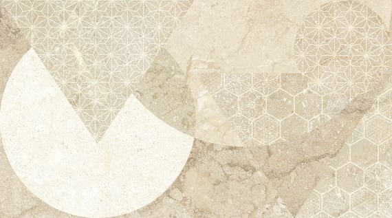 Керамическая плитка Lasselsberger Ceramics Лиссабон 1045-0256 декор 25x45 геометрия