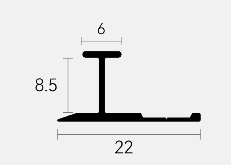 Профиль для бамбуковых панелей Bonaparte Black-804 соединяющий