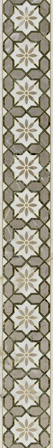 Керамический бордюр Kerama Marazzi Серенада VT\A572\11000R 2 глянцевый обрезной 60x7,2 в Уфе — купить с доставкой | Nova