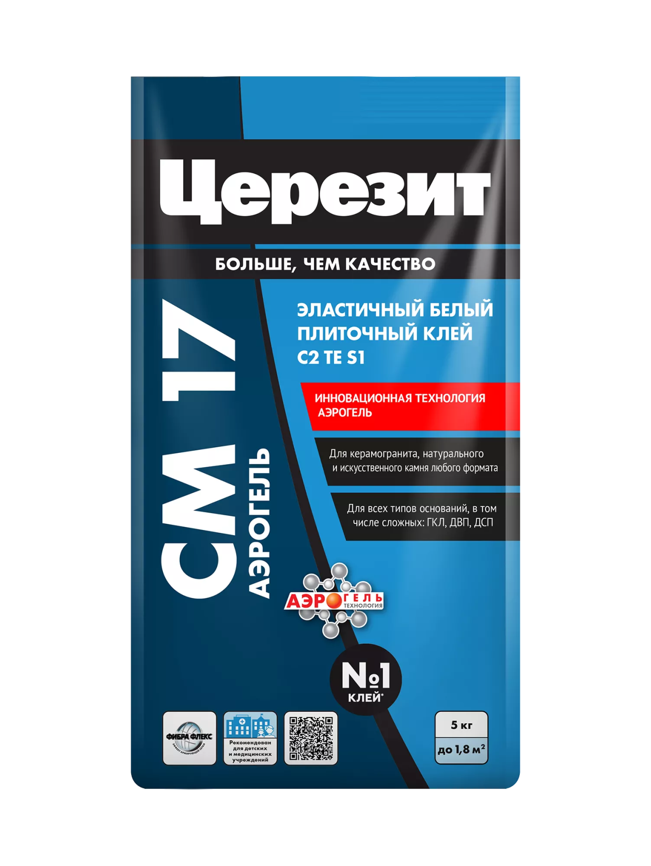 Клей Церезит СM 17 АЭРОГЕЛЬ белый 5 кг