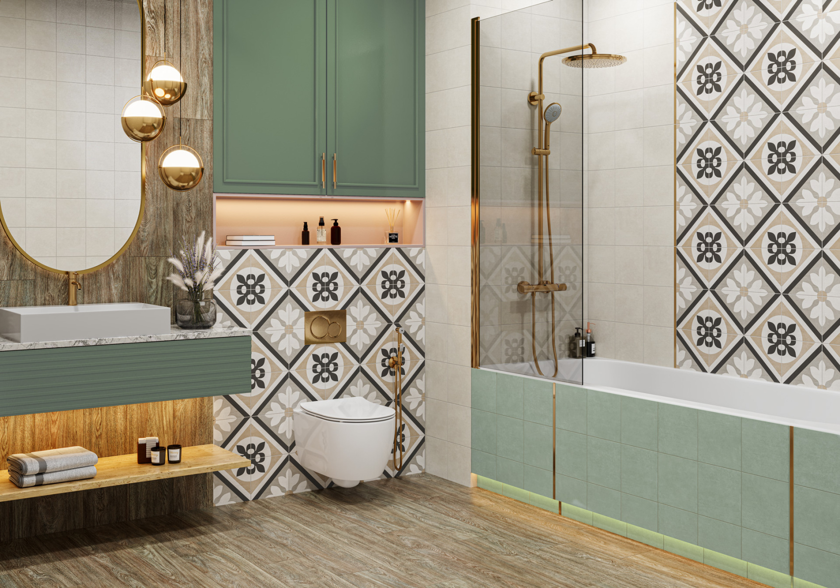 Керамический гранит New Trend Sante GP2020DGA99 матовый 20x20