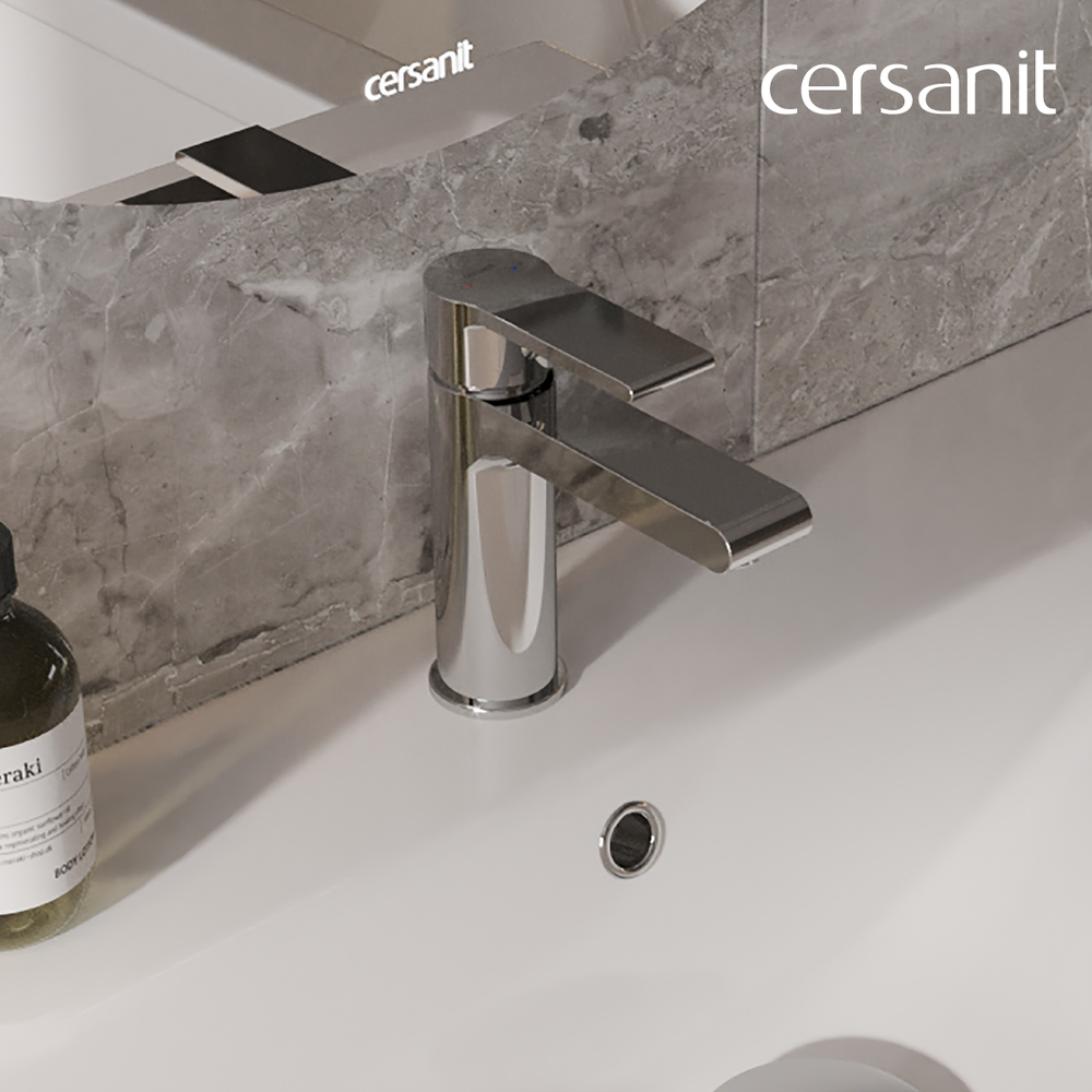 Смеситель для раковины BRASKO однорычажный клик клак