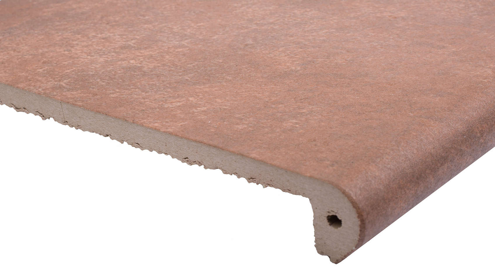 Фронтальная ступень EXAGRES Бостон  PELDANO RED 33х33