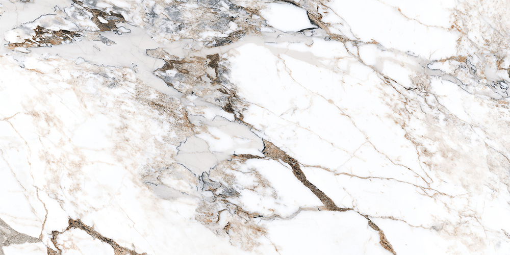 Керамический гранит Vitra Marble-Х Бреча Капрайя белый лаппатированный 60х120