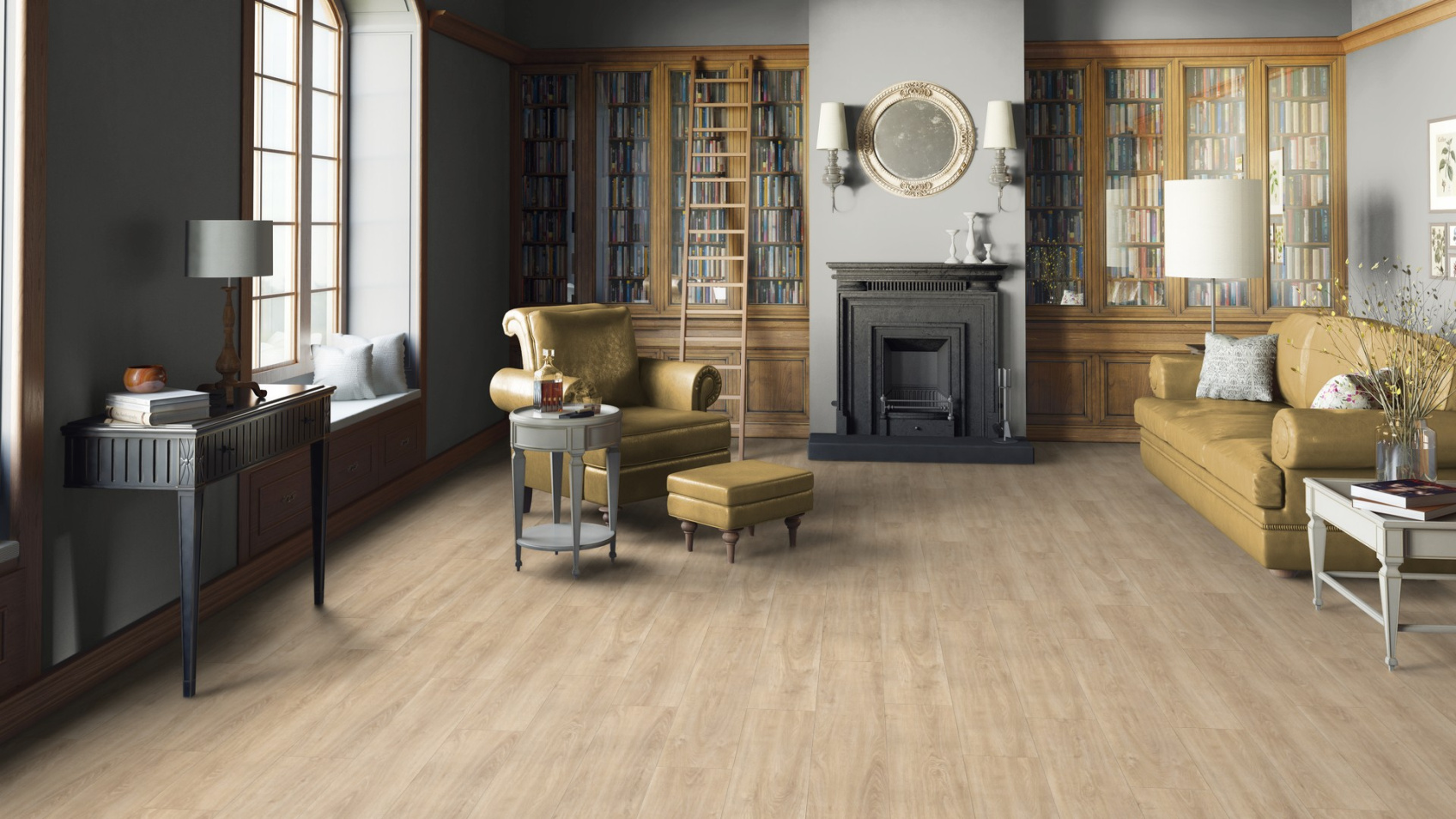 Плитка SPC Timber BLACKWOOD ALEXANDER 1220х200.8х3.85 4V (защитный слой 0,3 мм)