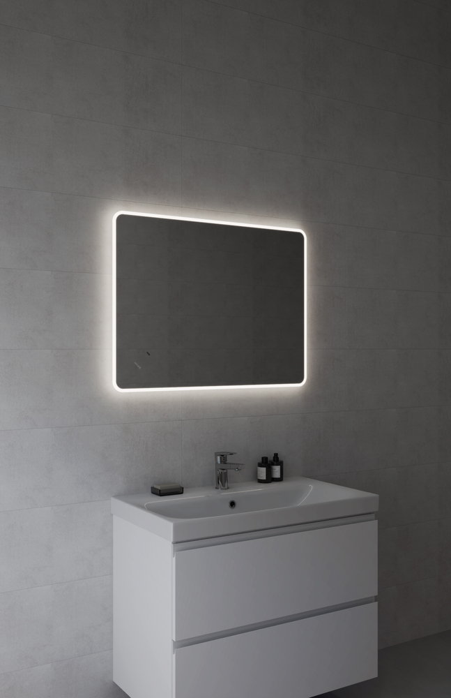 Зеркало ECLIPSE Fusion 60x80 с подсветкой прямоугольное