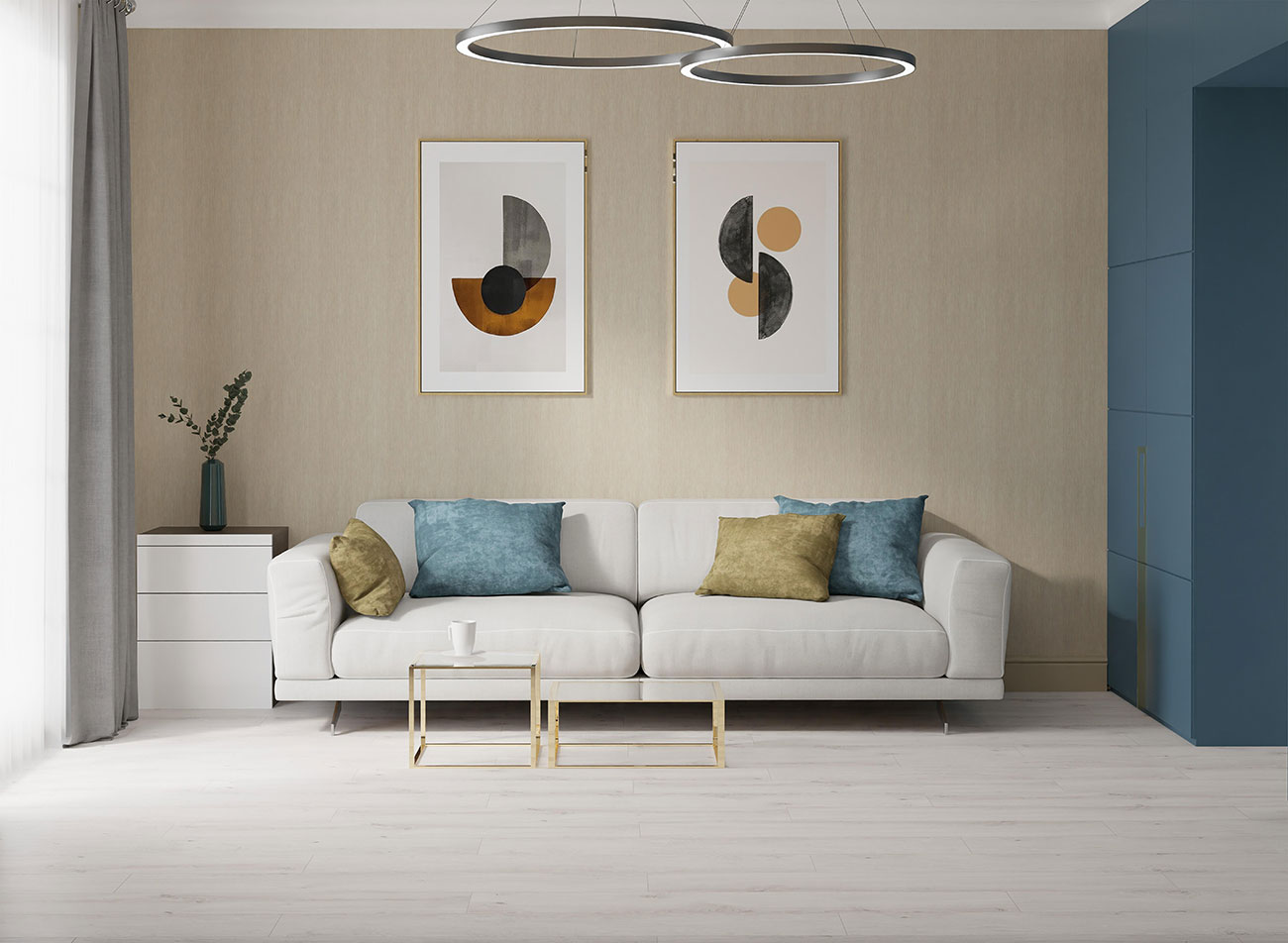 Ламинат Egger Pro Classic 833 4V EPL212 Дуб Вуд-фьорд Белый 1292x193x8