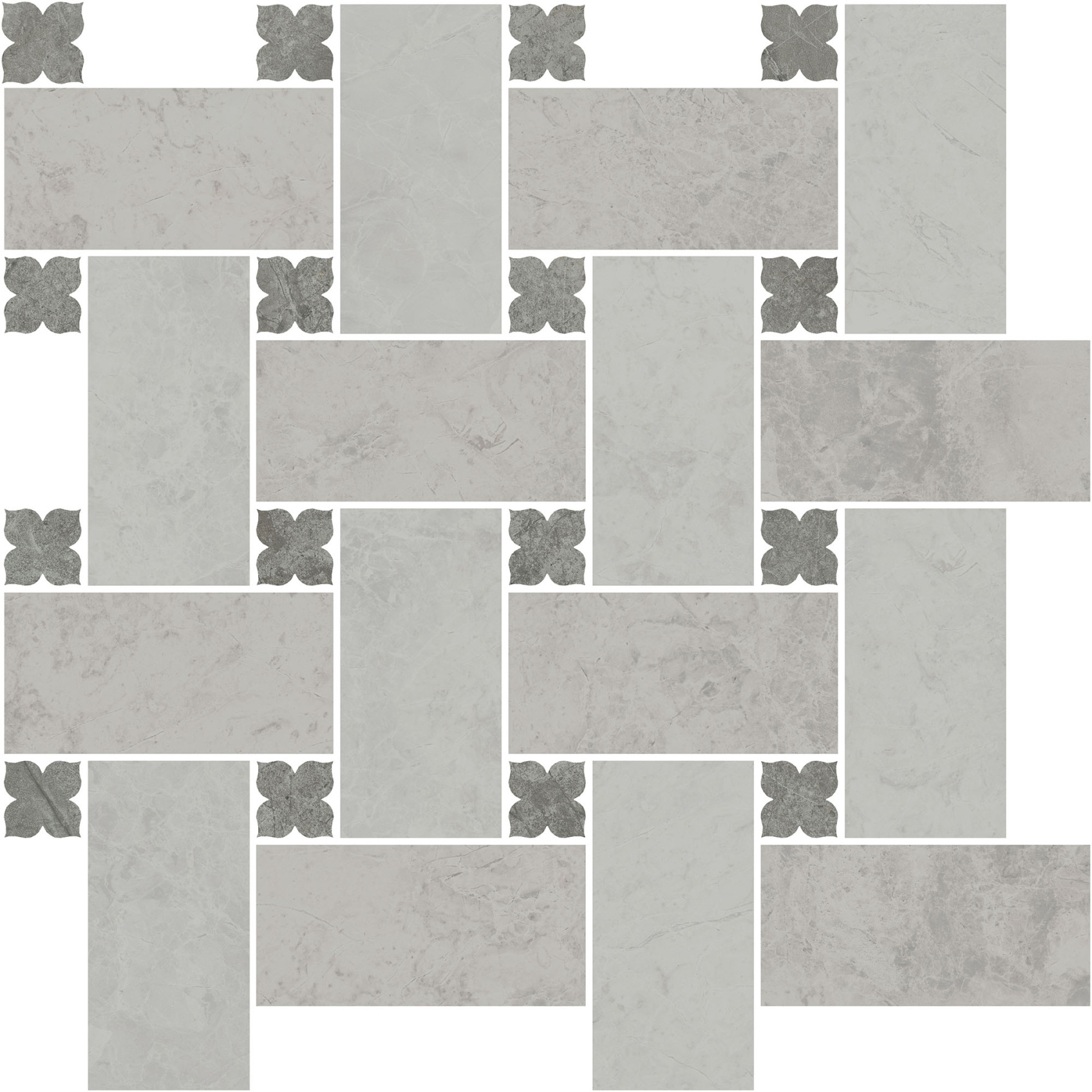Керамический декор Kerama Marazzi Риальто 1 наборный матовый 43.5x43.5 в Уфе — купить с доставкой | Nova
