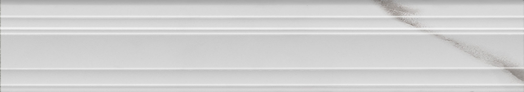 Керамический бордюр Kerama Marazzi BLF024R Монте Тиберио белый глянцевый обрезной 40х7,3