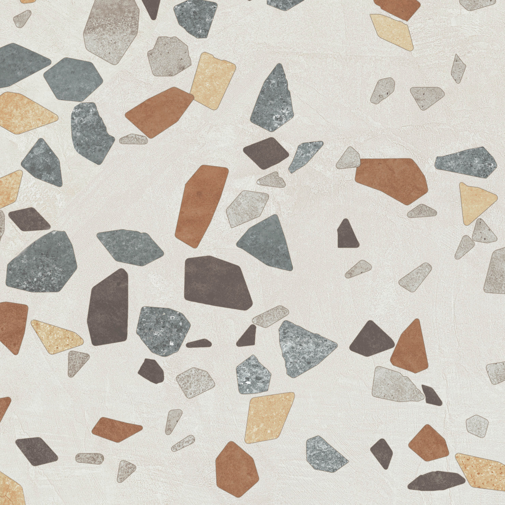 Керамический гранит Estima Arti AT 02 белый неполированный 60x60