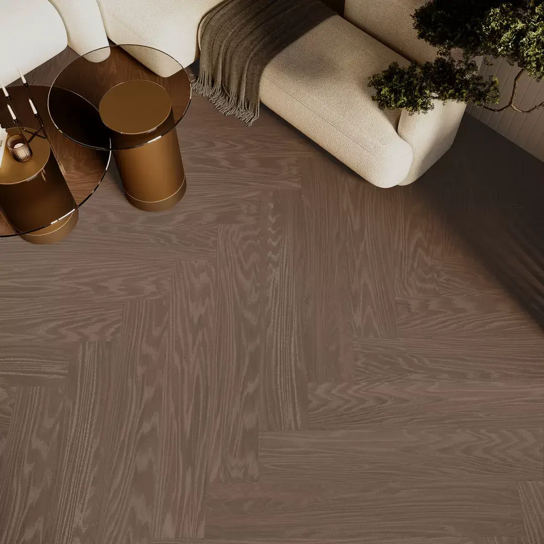 Керамический гранит Kerama Marazzi Манифик вуд коричневый матовый обрезной 20x119.5