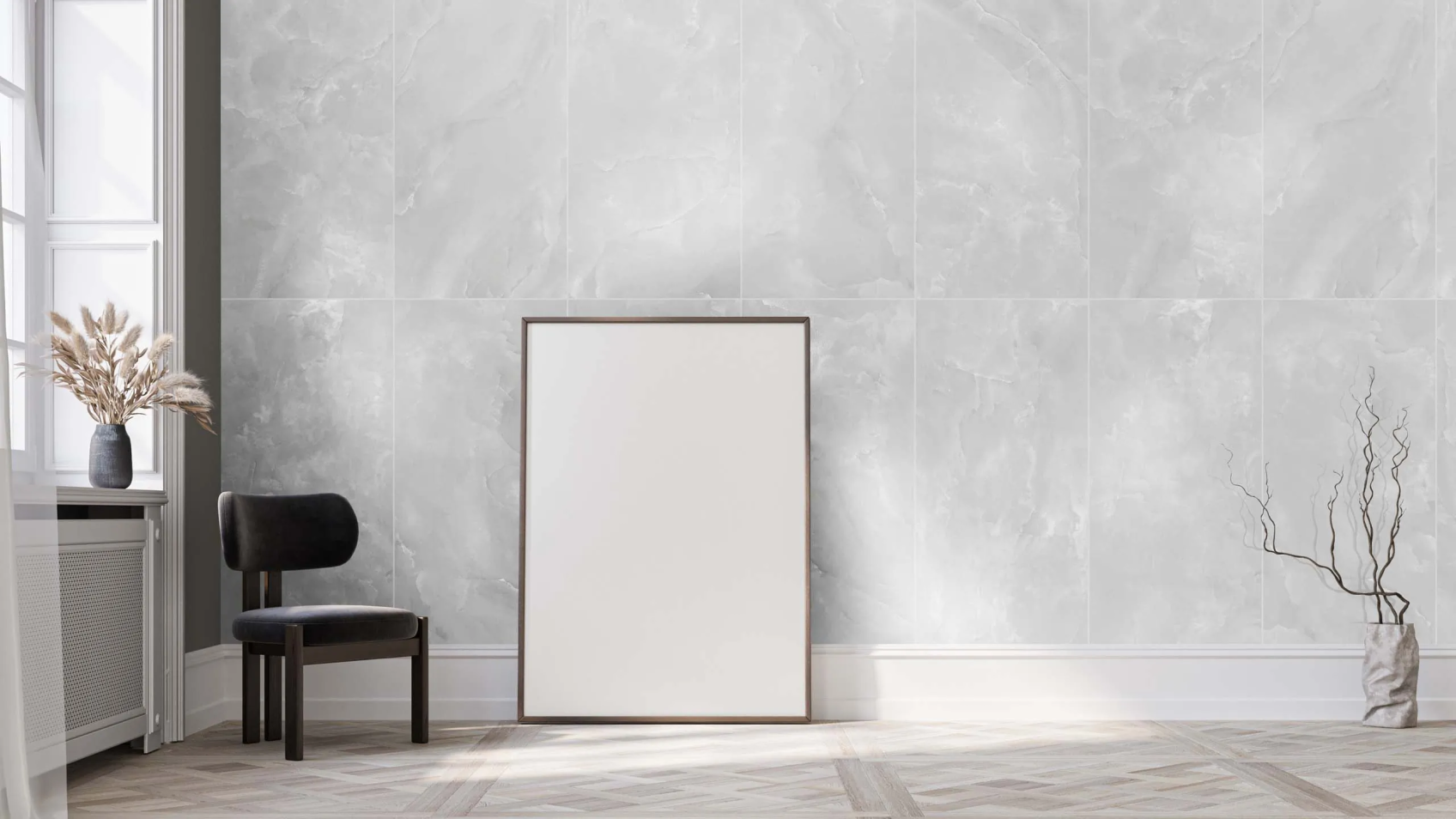 Керамический гранит Estima Marble Onlygres MOG 104 Light Grey полированный 60х120