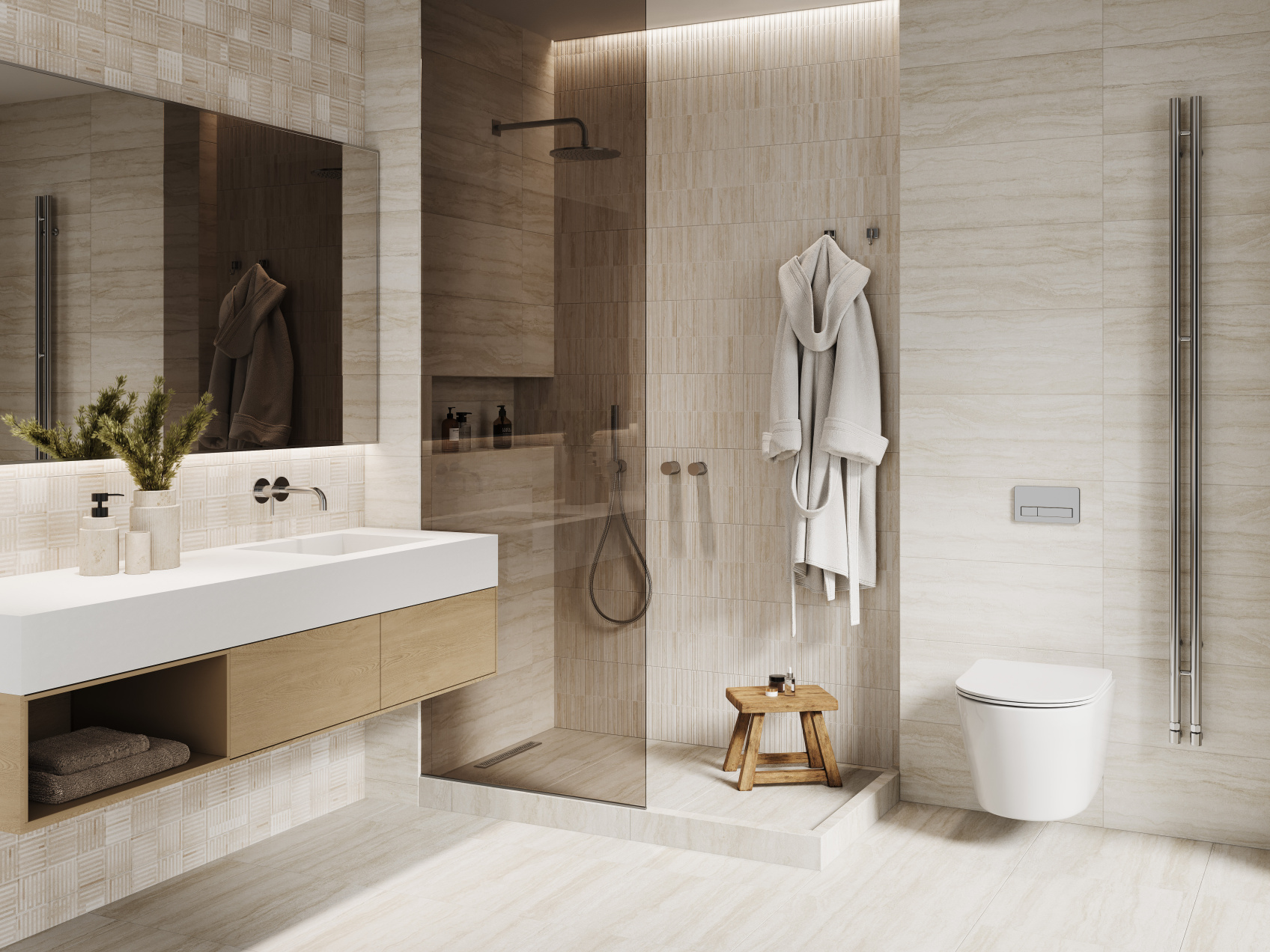 Керамическая плитка Gracia Сeramica Rhodes beige wall 03