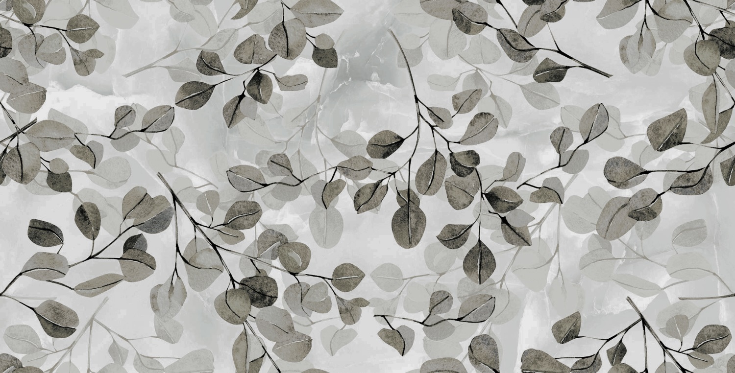 Керамическая плитка Сильвия TP3666H декор серый глянцевая 30х60