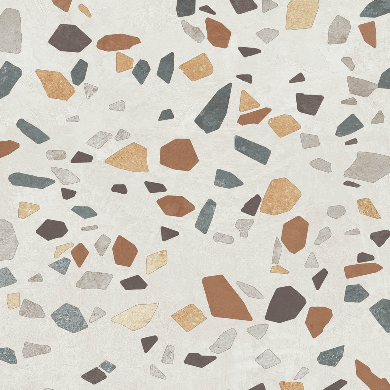 Керамический гранит Estima Arti AT 02 белый неполированный 80x80