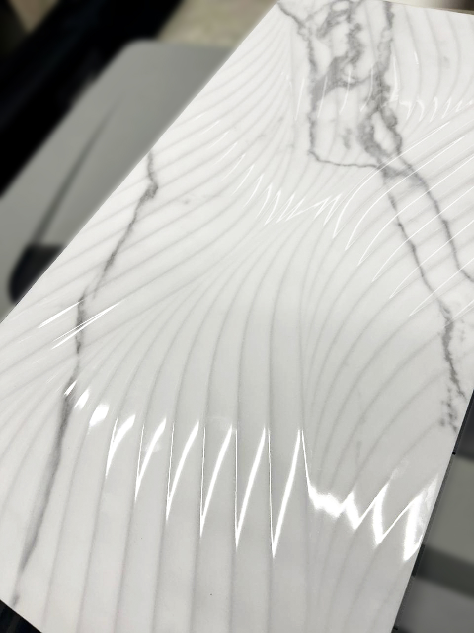 Керамическая плитка Kerama Marazzi 11281R Коррер белый глянцевый структура обрезной 30х60